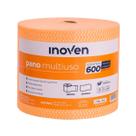 Inoven Pano Multiuso Tipo Perfex Limpeza Picotado Rolo 240 Metros - 20cm x 40cm Com 600 Panos -