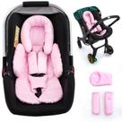 Inserção de assento de carro infantil Kaseeous, suporte de cabeça e corpo espessado Inserção de assento de carro infantil Kaseeous, suporte de cabeça e corpo espessado