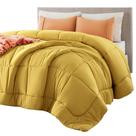 Inserção de Edredom Queen Bedsure Acolchoada - Amarelo Mostarda