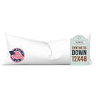 Inserção de travesseiro Pillowflex Synthetic Pluma 30x120cm ultramacia