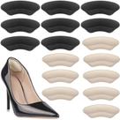 Inserções de calcanhar DOMEJO para sapatos soltos, 8 pares