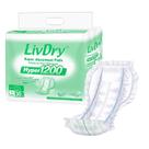 Inserto de almofada para incontinência LivDry Hyper 1200 para adultos (30 quilates)