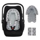Inserto de assento de carro infantil HNHUAMING Newborn Head Support cinza