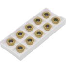 Inserto de fresagem de metal duro RPMT1204 R6 para aço e aço inoxidável