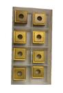 Inserto de metal duro quadrado 90º SNMG 432 120408 c/9pc