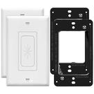 Inserto de parede TOPGREENER TG8901MB com placa de parede branca