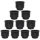 Inserto para Porta Vasos Yuanhe Negro de Plástico para Barco, Auto, Marino y RV