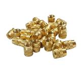 Insertos de ajuste térmico initeq 1 /4-20 1/4 rosqueado para impressão 3D Insertos de ajuste térmico initeq 1 /4-20 1/4 rosqueado para impressão 3D