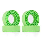 Insertos de Borracha de Silicone para Pneus (68-72mm) - Verdes - INJORA