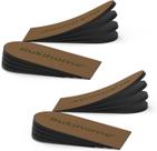 Insertos de elevação de calcanhar Bukihome ajustáveis em 4 camadas e 2 pares Insertos de elevação de calcanhar Bukihome ajustáveis em 4 camadas e 2 pares
