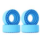 Insertos de Espuma para Pneus 2.2" INJORA - Silicone - 4 Peças Azuis