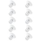 Insertos de flange de bomba de mama GOCROWEEN 13-21mm 10PC de silicone