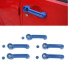 Insertos de maçaneta de porta e tampa de maçaneta traseira para Jeep Wrangler JK JKU Unlimited Rubicon Sahara 2007-2018