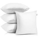 Insertos de travesseiro Nestl 28x28 cm, pacote com 4 travesseiros Euro, brancos Insertos de travesseiro Nestl 28x28 cm, pacote com 4 travesseiros Euro, brancos