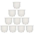 Insertos para Porta Vasos Yuanhe de Plástico Blanco para Barco, Coche, Marina, y Vehículo Recreativo