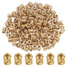 Insertos roscados M3 Brass 150 unidades para impressão 3D com caixa