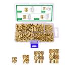 Insertos roscados Mintion para plástico M2* 100 + M3* 200 + M4* 100 + M5* 100