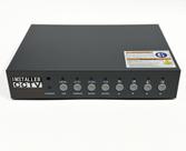 InstallerCCTV Video Quad Color 4CH Multiplexer, 2 saídas BNC com controle remoto e adaptador de alimentação gratuito de 1 Amp...