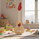 Instrumento Musical Infantil Guitarra Janod Confetti Madeira Educativa