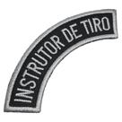 Instrutor de Tiro Patch Bordado com Fecho de Contato Gancho