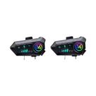 Intercomunicador Bluetooth Para Capacete De Moto 300M Sem Fio V10 2000mAh Walkie Talkie Com