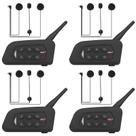 Intercomunicador Bluetooth para Capacete de Moto GaiRen V4 Plus - Kit com 4 Unidades