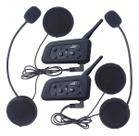 Intercomunicador De Capacete Moto Bmax V6 Bluetooth 5.1 À Prova Dágua