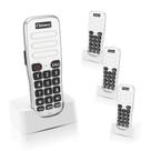 Intercomunicador Sem Fio Chtoocy Recarregável - Alcance de 5280 Pés (4 Unidades) Intercomunicador Sem Fio Chtoocy Recarregável - Alcance de 5280 Pés (4 Unidades)