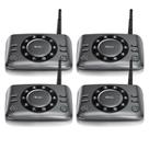 Intercomunicador Wireless Wuloo Hands-Free - Alcance de 1 Milha (x4)