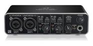 Interface De Áudio Behringer U-phoria Umc202hd Preta