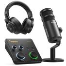 Interface de áudio MAONO PS22 Lite USB XLR para microfone e fones de ouvido