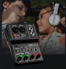 Interface De Audio Mesa De Som Mixer Vedo Placa de Som Q-12 Gravação Usb Pc