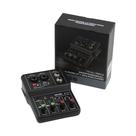 Interface De Audio Mesa De Som Mixer Vedo Placa de Som Q-12 Gravação Usb Pc