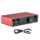 Interface De Áudio USB Focusrite Scarlett 2i2 4ª Geração 2 Canais Com Software Incluso