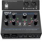 Interface de áudio USB Pyle Professional PMUX6 com 48V Phantom Power