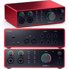 Interface Focusrite Scarlett 4i4 4th Gen - Placa de Áudio 4ª Geração