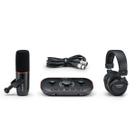 Interface focusrite vocaster two studio kit para podcast