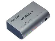 Interface MIDI Nektar MIDIFLEX4 USB de 4 portas
