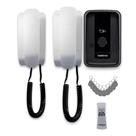 Interfone Porteiro Intelbras Ipr 1010 Id Com 01 Extensão Cor Preto Preto Bivolt e 10 Tags