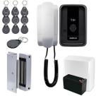 Interfone Porteiro Intelbras Ipr 1010 Id Com 10 Tags Para Abertura e Fechadura Eletroima
