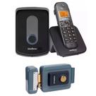 Interfone Residencial Porteiro Campainha Sem Fio Intelbras com Fechadura Fx2000