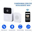 Interfone Residencial Wifi Branco Câmera Áudio Externa Vivo