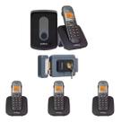 Interfone Sem Fio Intelbras 3 Ramais E Fechadura Intelbras