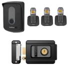 Interfone Sem Fio Intelbras 3 Ramais Internos E Fechadura Fx 1500