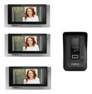 Interfone Video Porteiro Eletronico Sem Fio Wifi Intelbras Allo Wt7 3 Telas