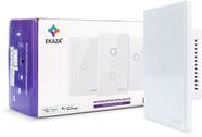 Interruptor 1 Botão Wifi Inteligente Touch Alexa branco Ekaza