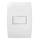 Interruptor 1 Seção 4 X 2 Horizontal 10 Amperes 250V Branco Linha Ilus 5TA99040 - SOPRANO