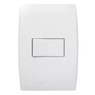 Interruptor 1 Seção 4 X 2 Horizontal 10 Amperes 250V Branco Linha Ilus 5TA99040 - SOPRANO
