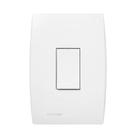 Interruptor 1 Seção Vertical 10A 250V Branco Linha Ilus 5TA99041 - SOPRANO Interruptor 1 Seção Vertical 10A 250V Branco Linha Ilus 5TA99041 - SOPRANO