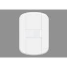 Interruptor 1 tecla simpes 16a/250v blanc fame